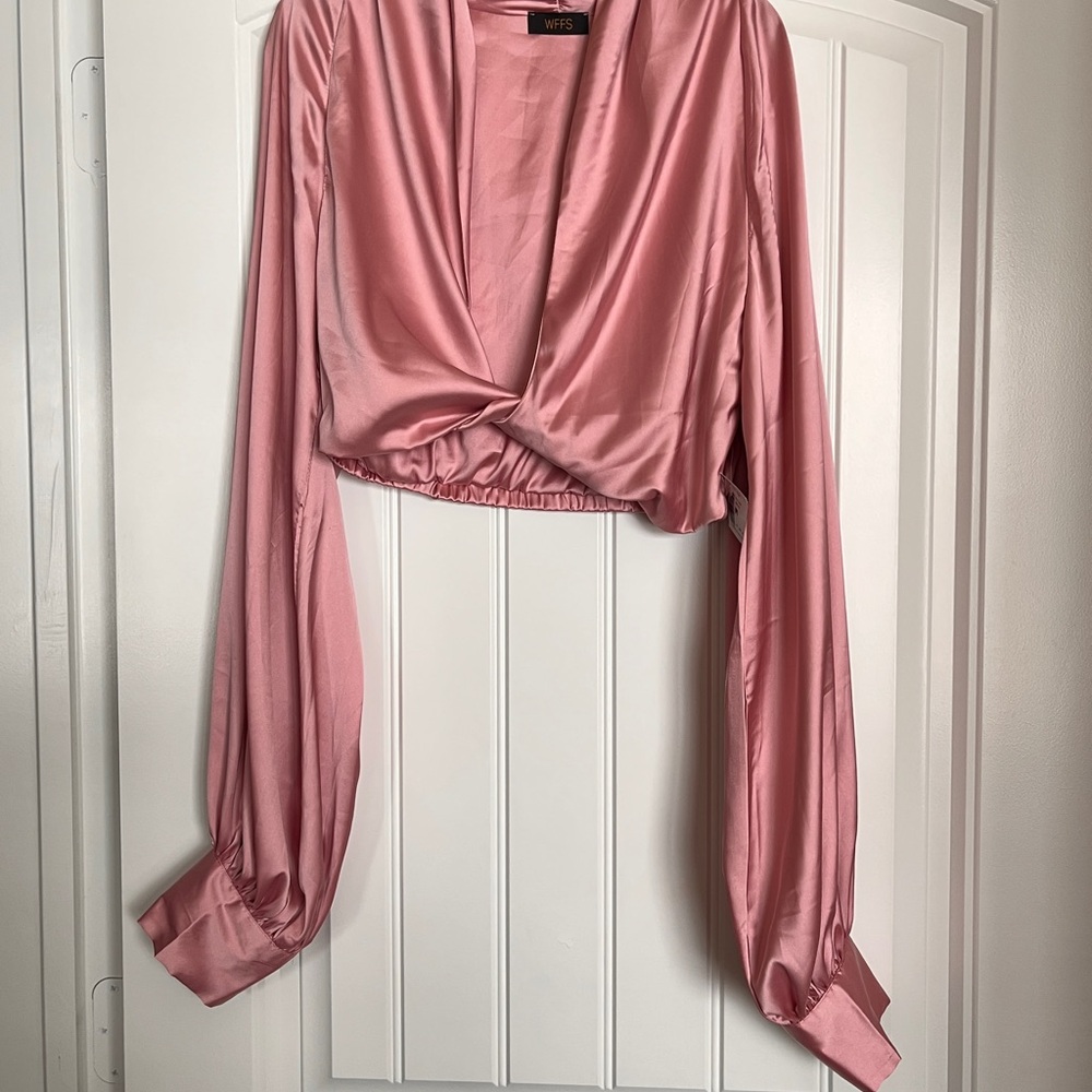 Missguided + Blush Crop Top